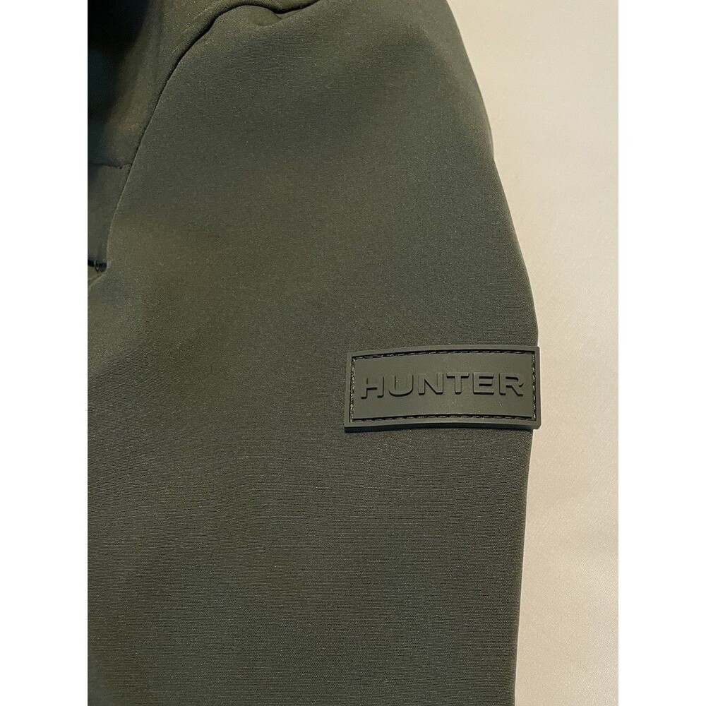 NWT - Hunter Hooded Water Resistant (Kate) Rain Coat Olive Green Sz S ($199.00) - Picture 10 of 16